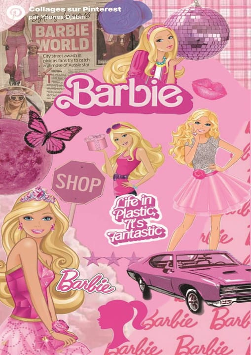 Barbie Vintage Neon Glow