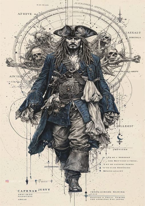 Capitaine Jack Sparrow Pirates